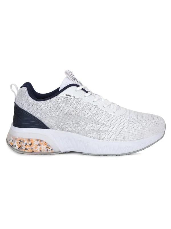 SHARP White Men's Running Shoes sold by Campus Shoes