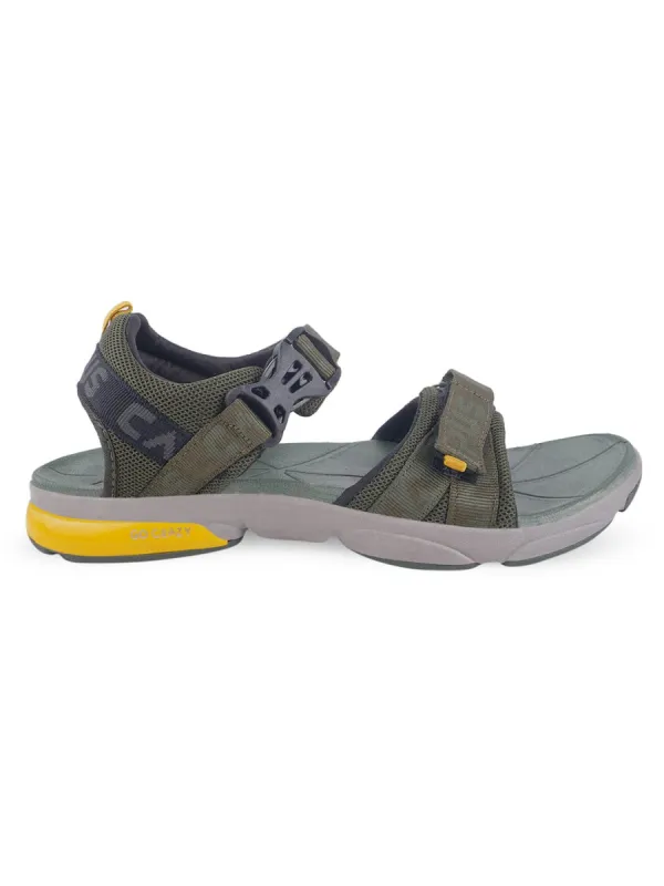 GC-22103 Green Men's Sandals sold by Campus Shoes