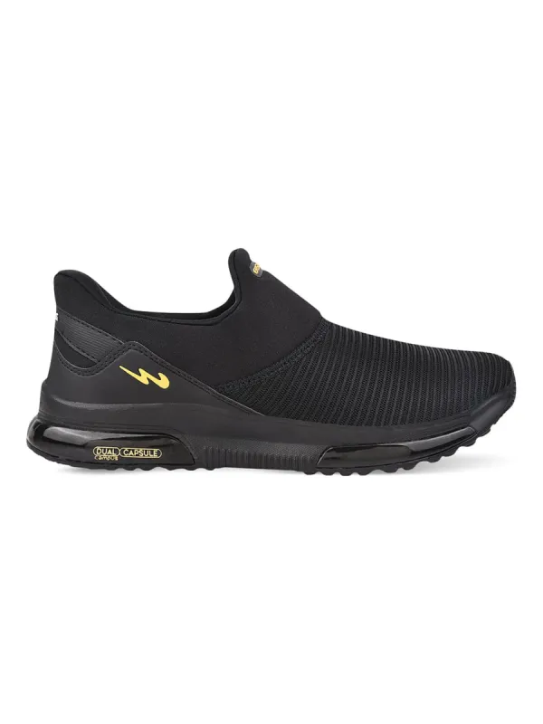 ROCKEE Black Men's Running Shoes sold by Campus Shoes