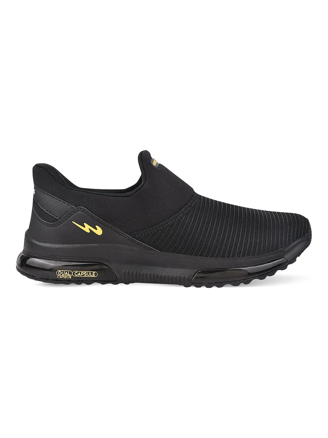 ROCKEE Black Men's Running Shoes sold by Campus Shoes