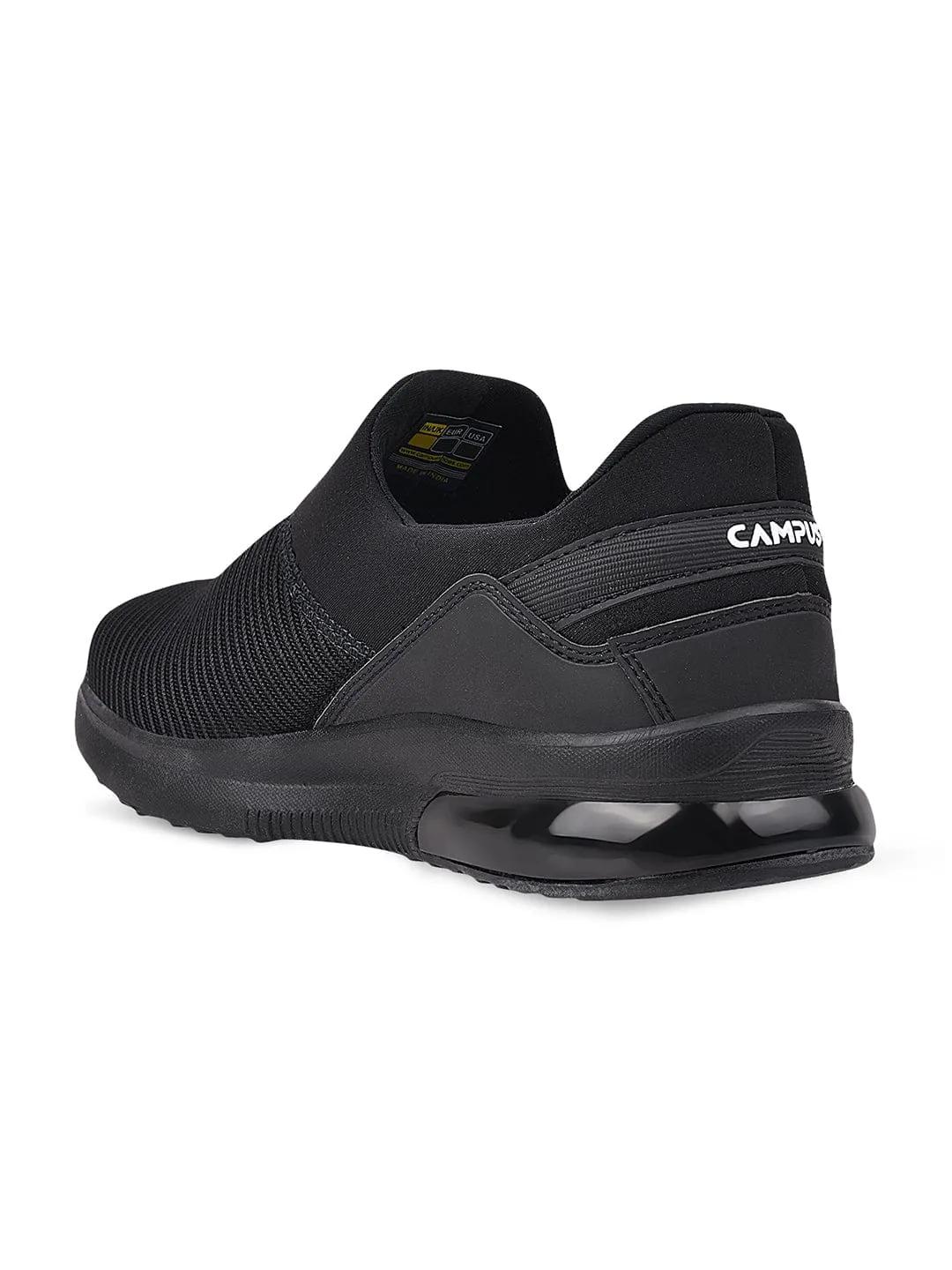 ROCKEE Black Men's Running Shoes sold by Campus Shoes product image thumbnail 3