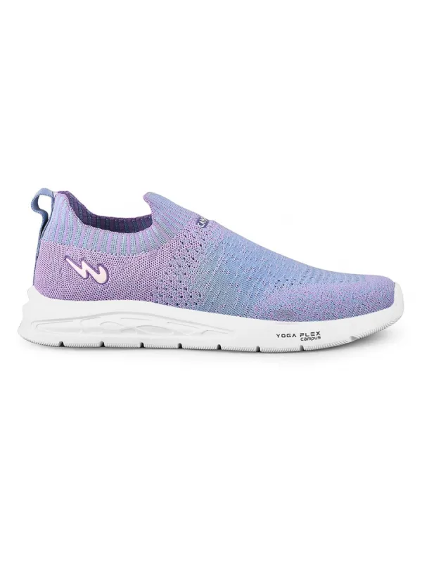 CAMP-SPINDA Purple Women's Slip-ons sold by Campus Shoes