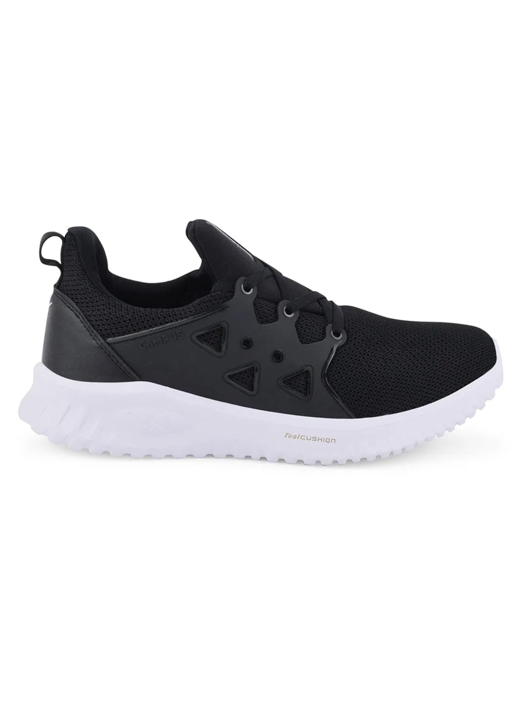 CAMP-PROTO Black Men's Running Shoes sold by Campus Shoes