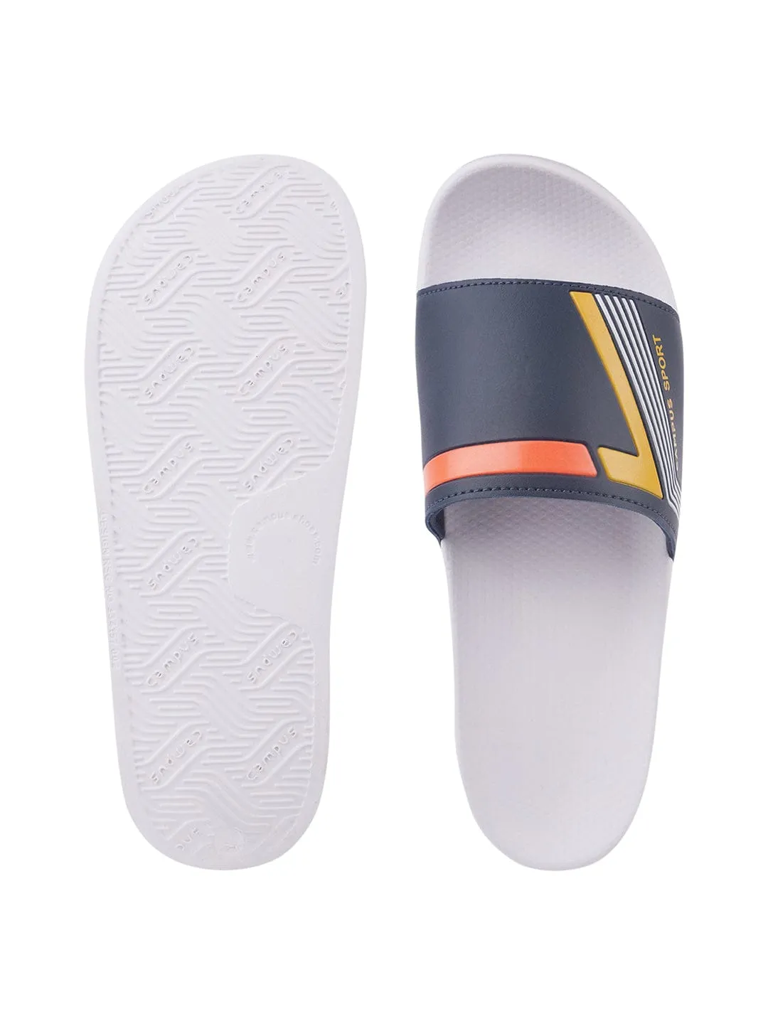 SL-432 Blue Men's Slides sold by Campus Shoes product image thumbnail 4