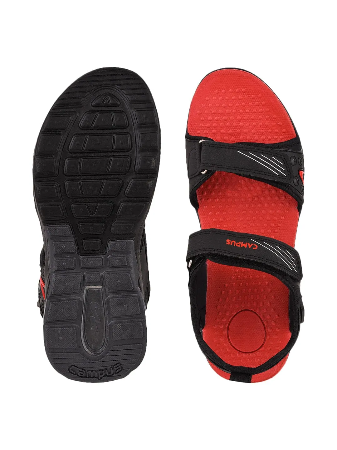 GC-2209 Black Men's Sandals sold by Campus Shoes product image thumbnail 4