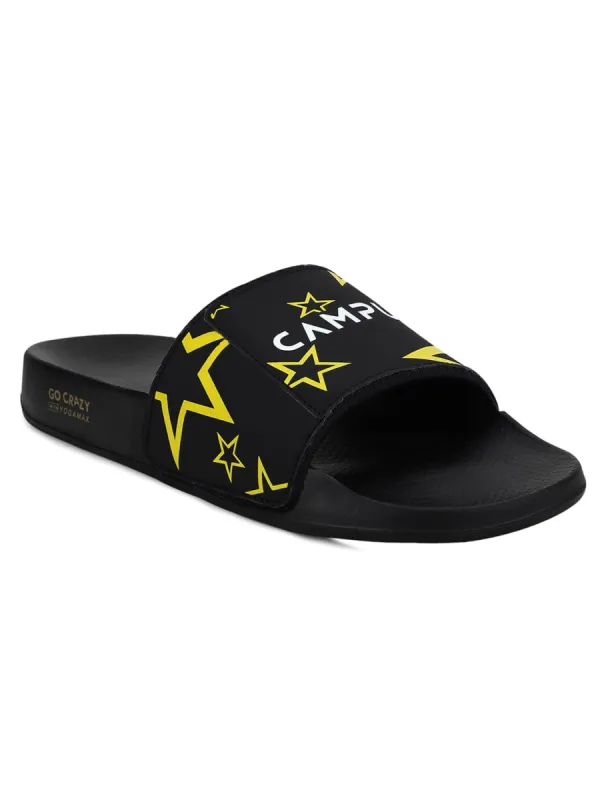 GC-SL-301 Black Men's Slides sold by Campus Shoes