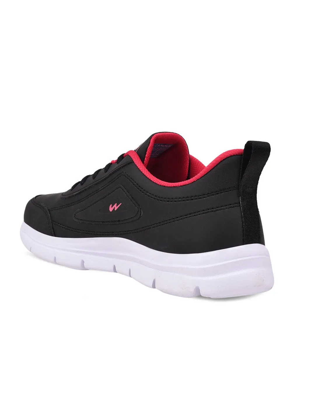 MAUVE Black Women's Sneakers sold by Campus Shoes product image thumbnail 3
