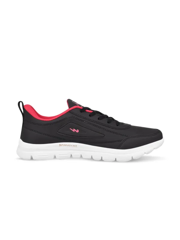 MAUVE Black Women's Sneakers sold by Campus Shoes