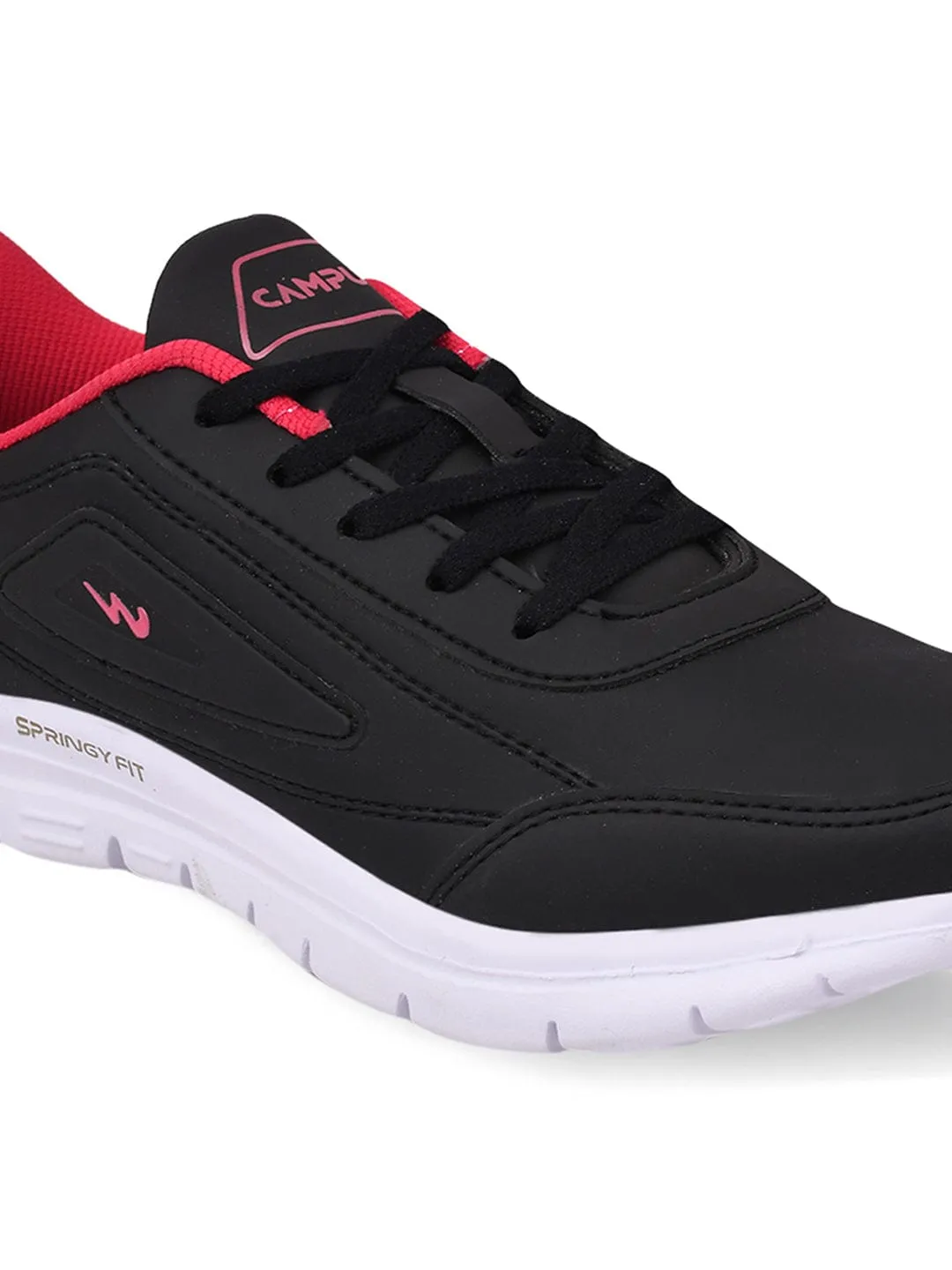 MAUVE Black Women's Sneakers sold by Campus Shoes product image thumbnail 4