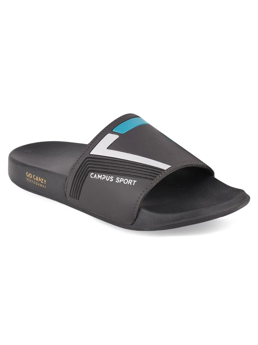 SL-432 Grey Men's Slides sold by Campus Shoes