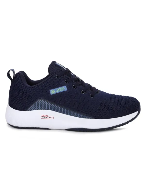 TOLL Navy Men's Running Shoes sold by Campus Shoes