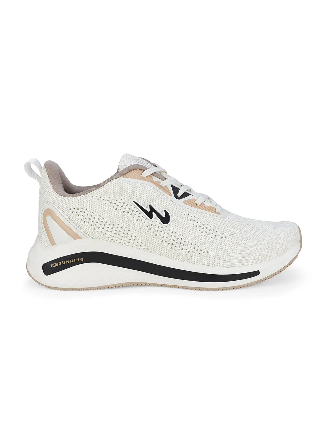 CAMP ERIK Off white Men's Running Shoes sold by Campus Shoes