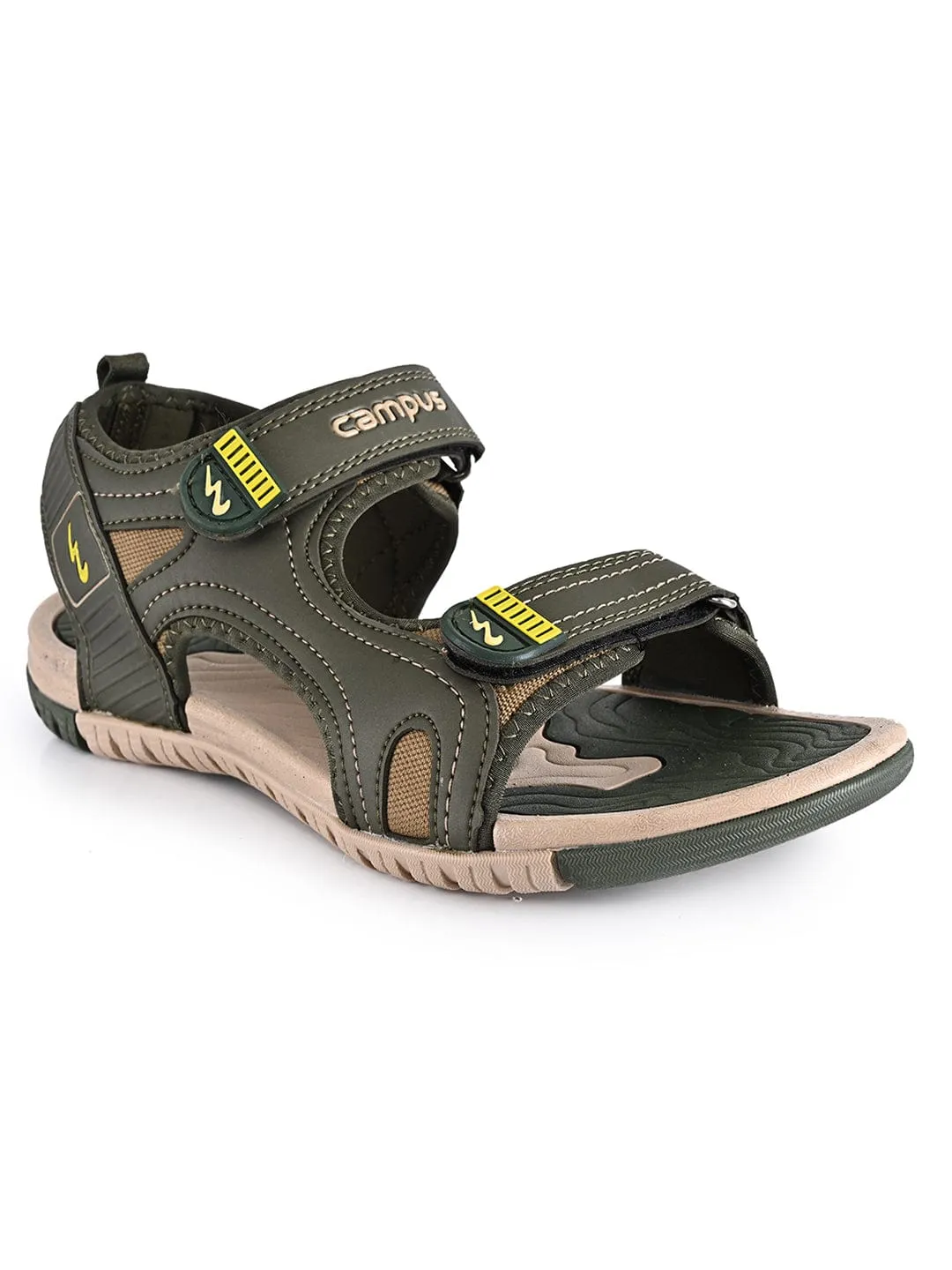 3K-908 Green Men's Sports Sandals sold by Campus Shoes product image thumbnail 2