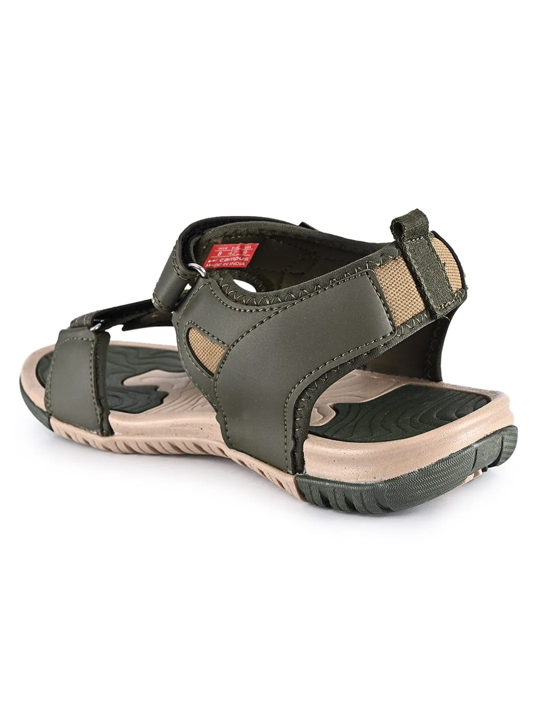 3K-908 Green Men's Sports Sandals sold by Campus Shoes product image thumbnail 3