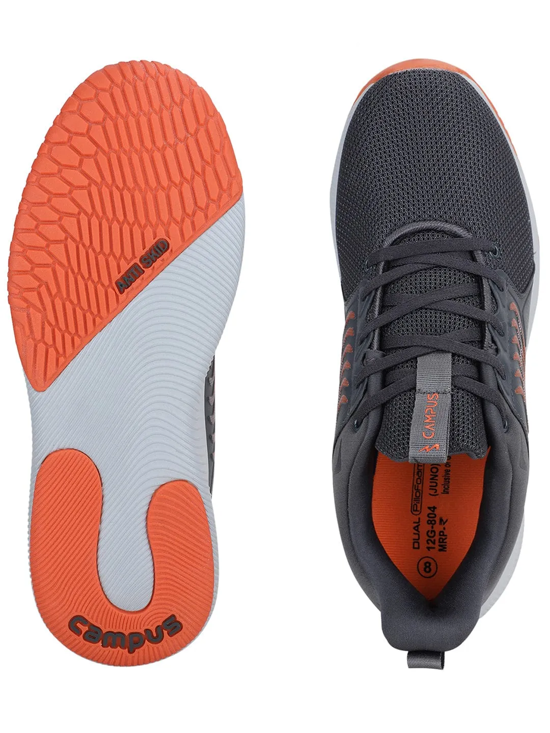 JUNO Navy Men's Running Shoes sold by Campus Shoes product image thumbnail 4