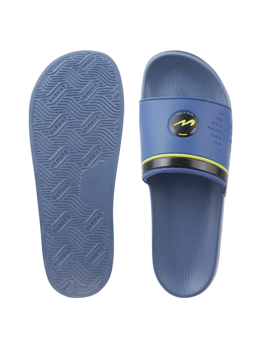SL-431 Blue Men's Slides sold by Campus Shoes product image thumbnail 4