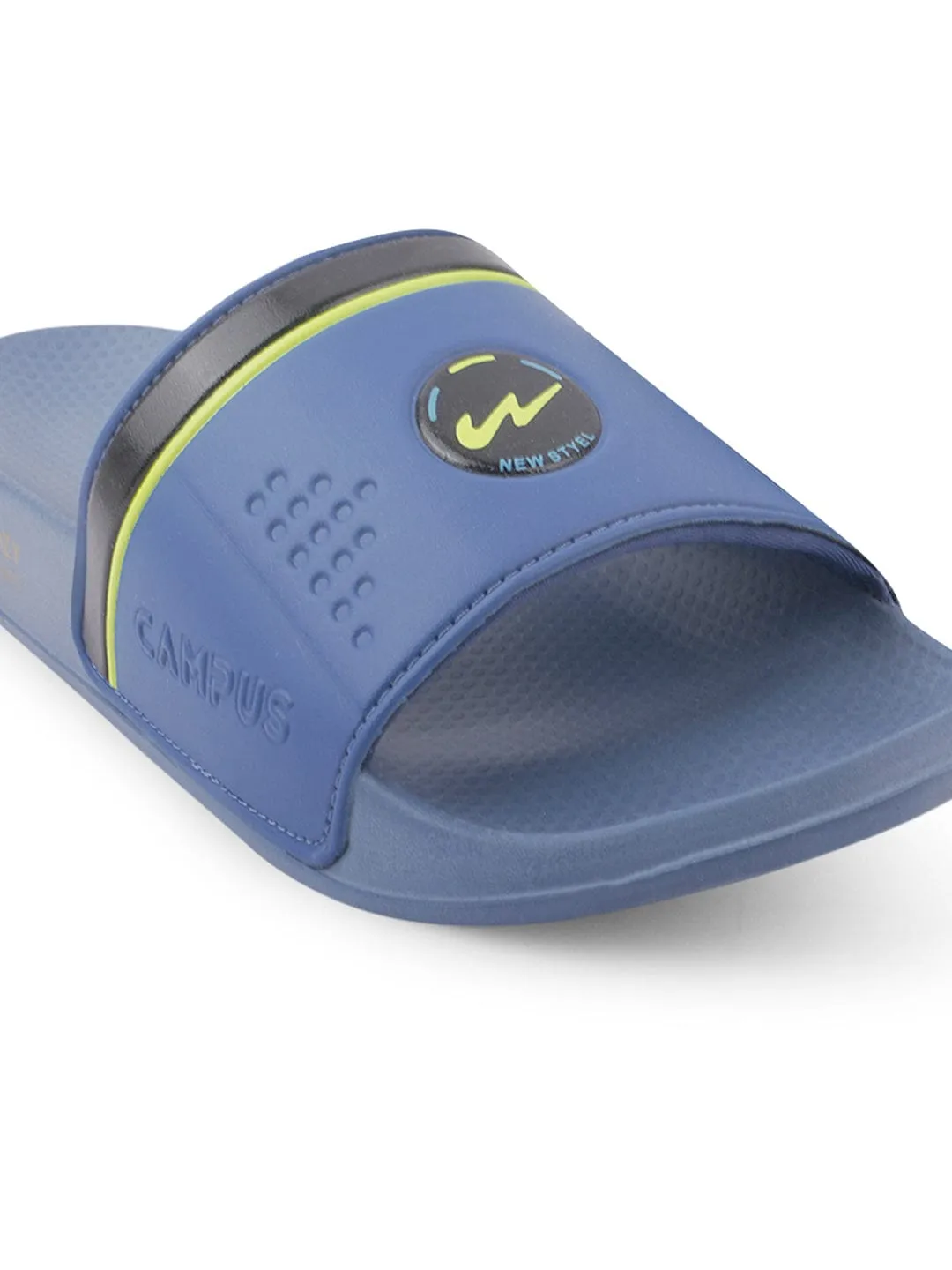 SL-431 Blue Men's Slides sold by Campus Shoes product image thumbnail 5