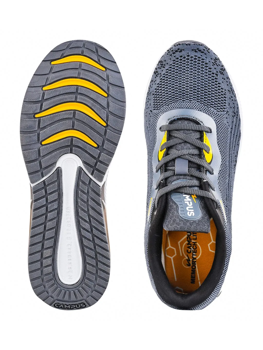 STEAM Grey Men's Running Shoes sold by Campus Shoes product image thumbnail 4