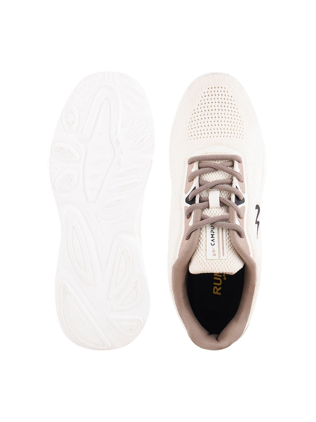 ALMER Off White Men's Sports Shoes sold by Campus Shoes product image thumbnail 4