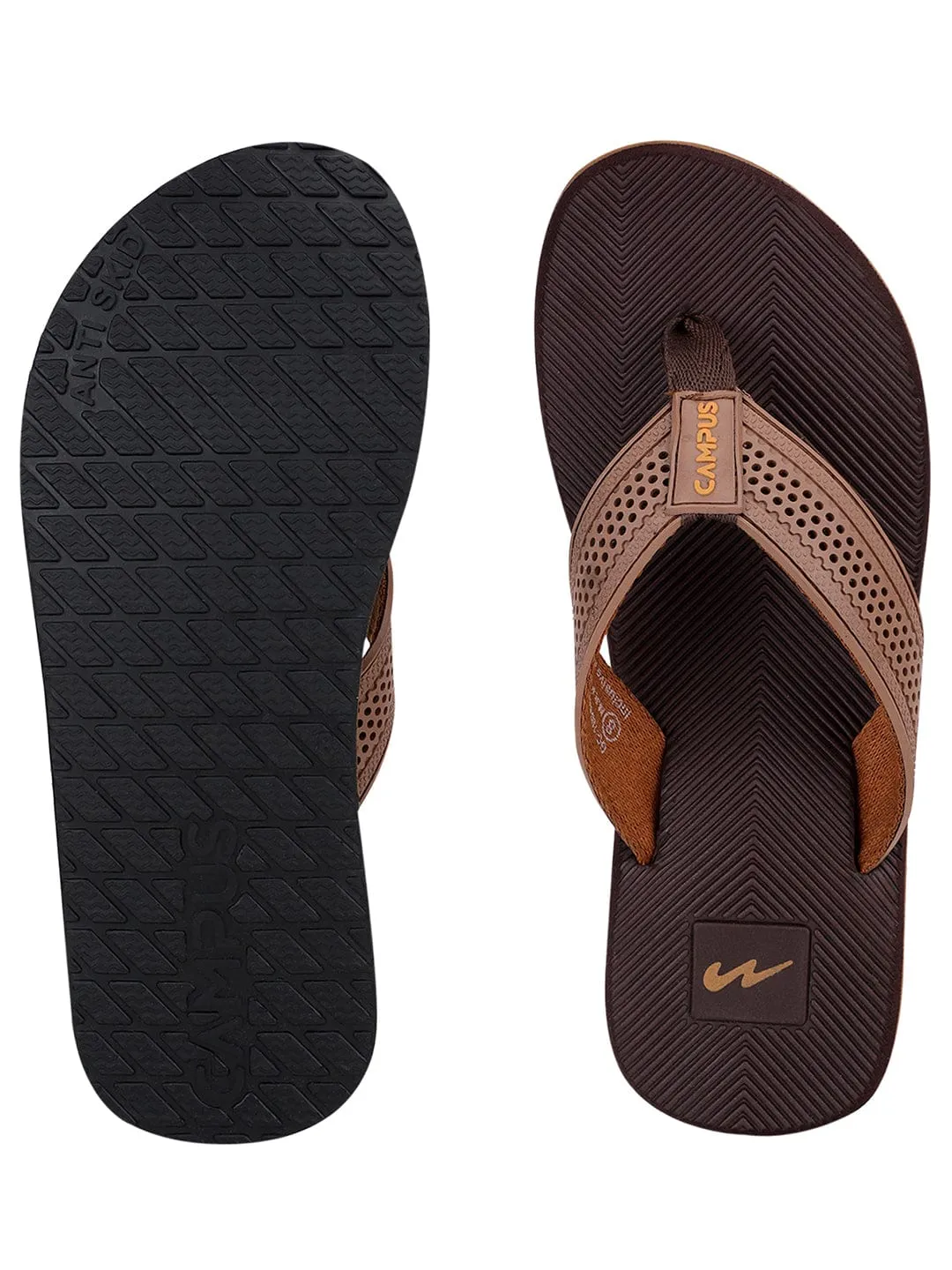 GC-1035A Brown Men's Flip Flops sold by Campus Shoes product image thumbnail 4