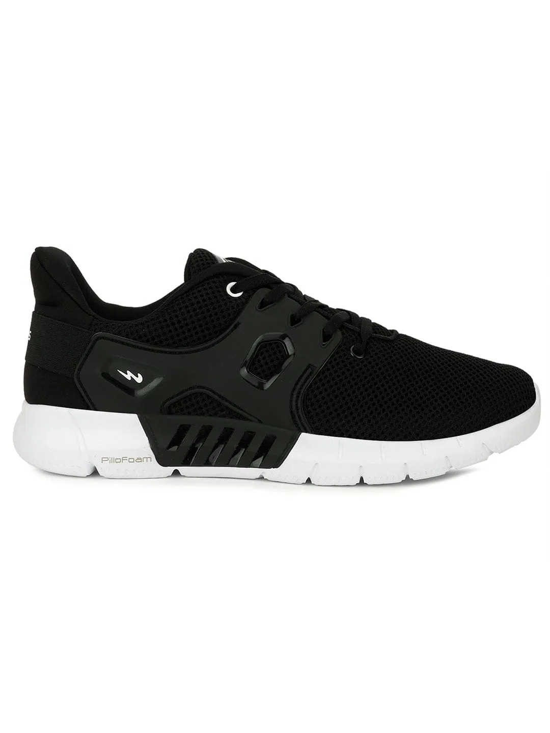 TIGOR Black Men's Running Shoes sold by Campus Shoes