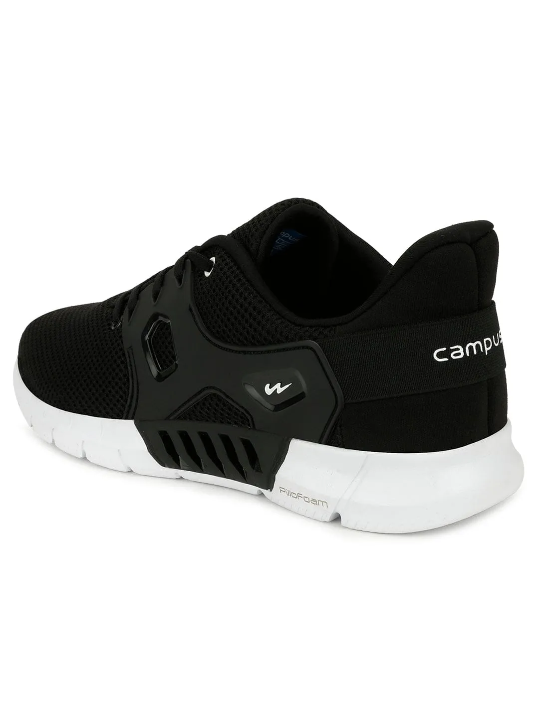 TIGOR Black Men's Running Shoes sold by Campus Shoes product image thumbnail 3
