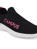 CAMP SENSE Black Women's Slip-ons sold by Campus Shoes