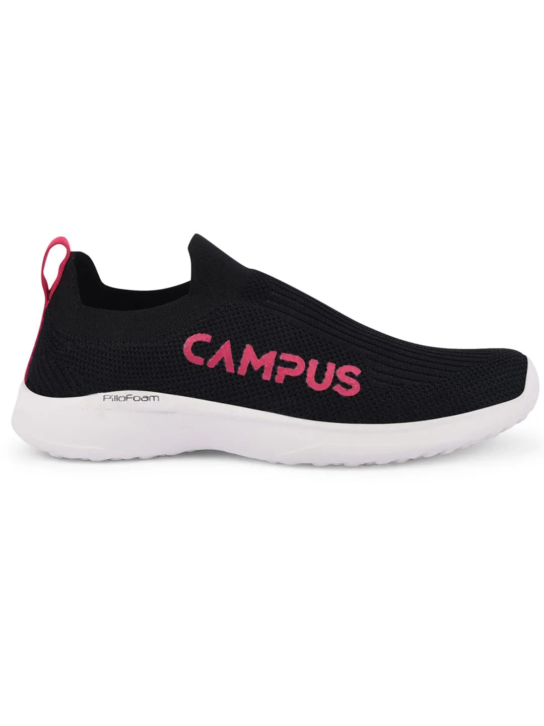 CAMP SENSE Black Women's Slip-ons sold by Campus Shoes