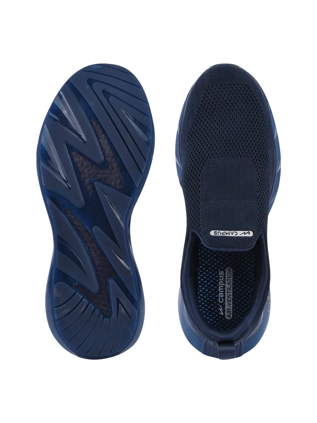 PILOT Navy Men's Walking Shoes sold by Campus Shoes product image thumbnail 5