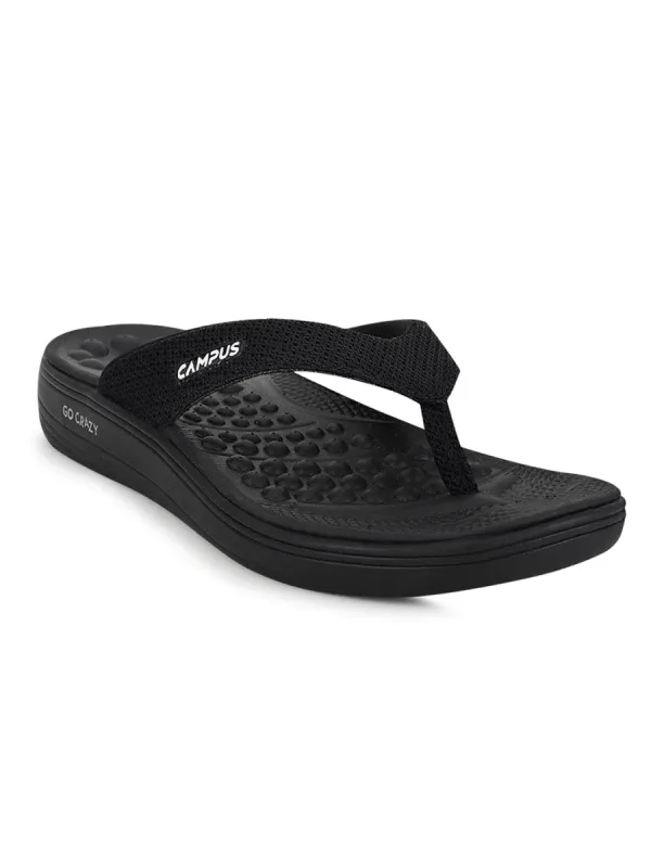 GC-SL-11L Black Women's Flip Flops sold by Campus Shoes