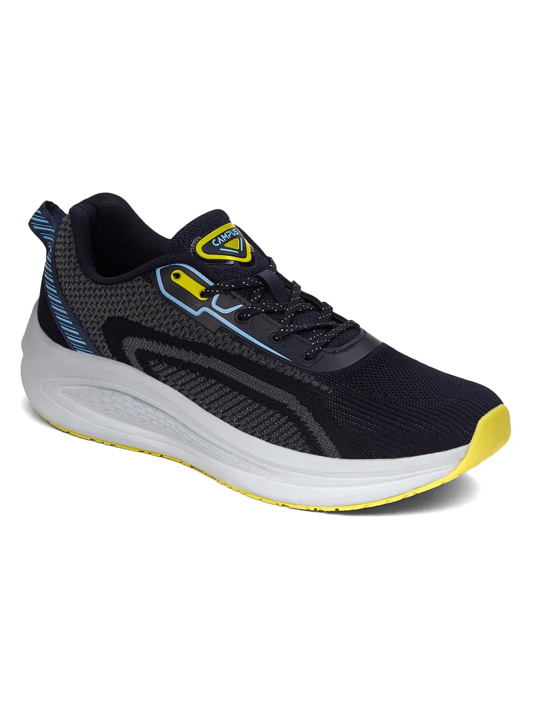 PLUSH Navy Men's Running Shoes sold by Campus Shoes product image thumbnail 2
