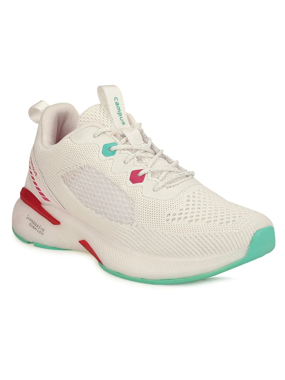 KEREN Off White Women's Running Shoes sold by Campus Shoes product image thumbnail 2