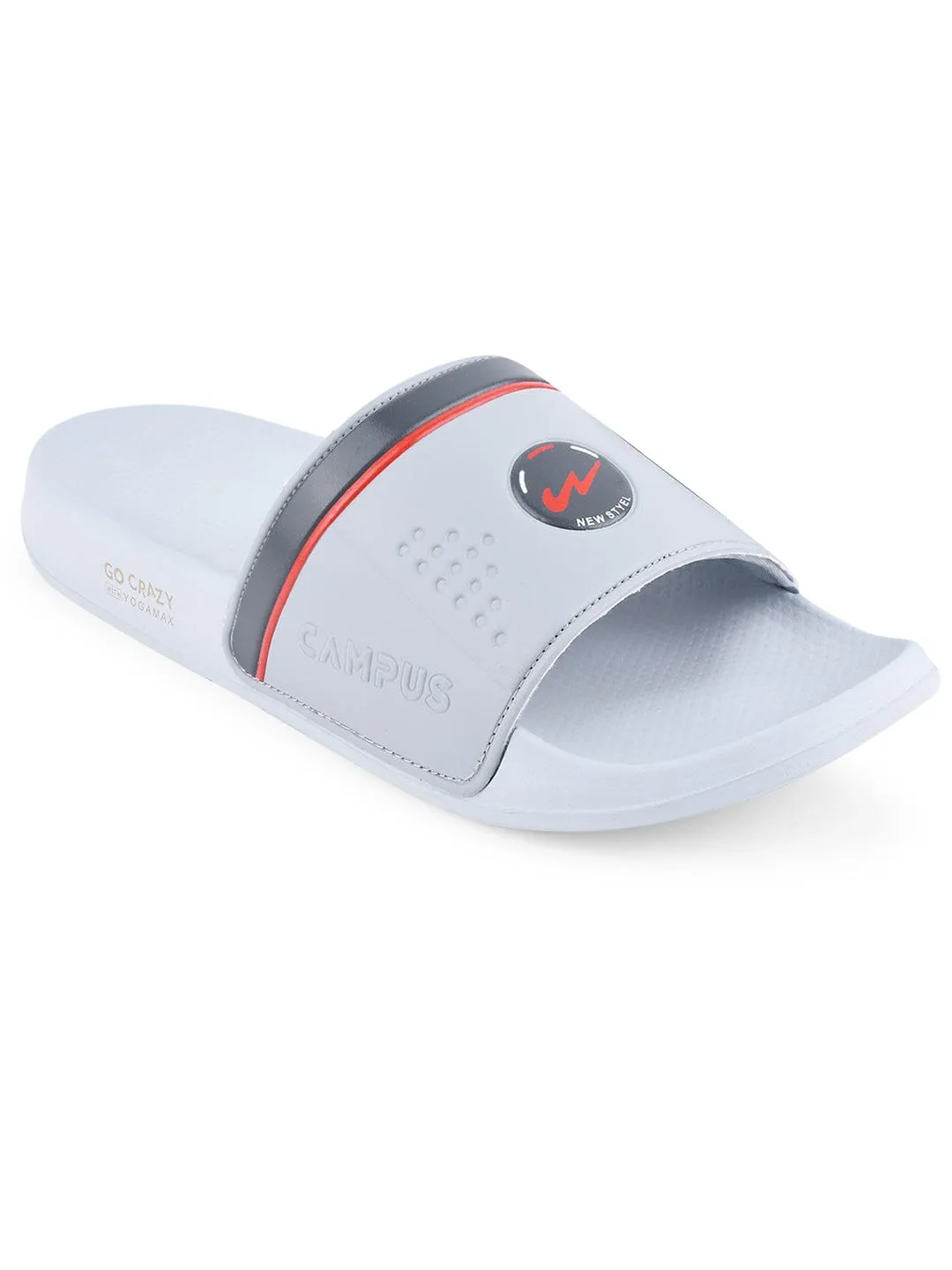 SL-431 Grey Men's Slides sold by Campus Shoes