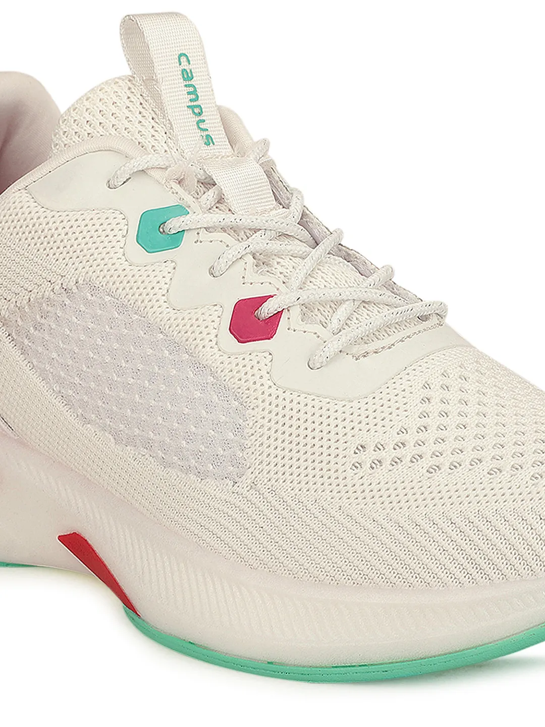 KEREN Off White Women's Running Shoes sold by Campus Shoes product image thumbnail 4