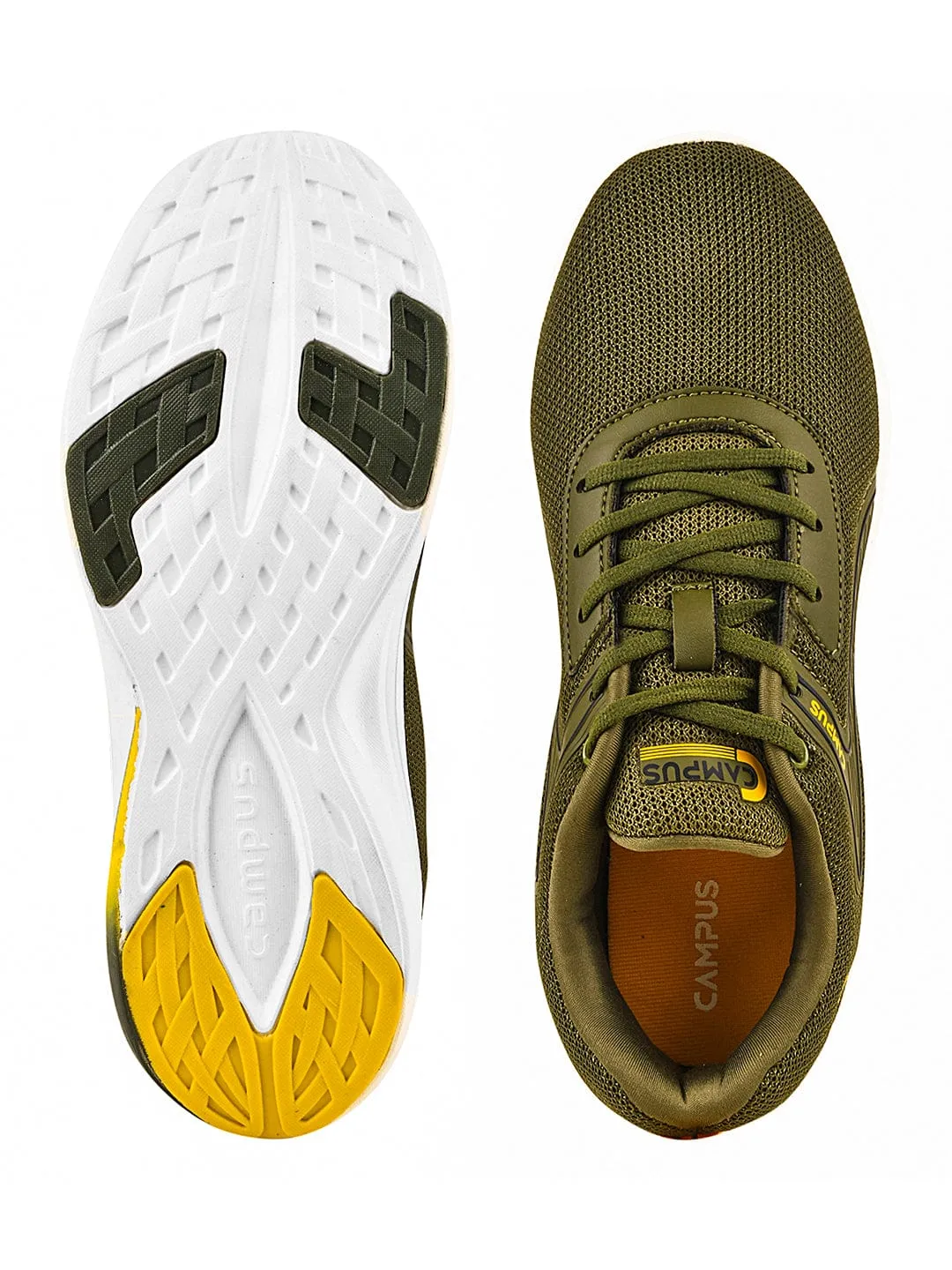 CAMP-THRIVE Olive Men's Running Shoes sold by Campus Shoes product image thumbnail 4