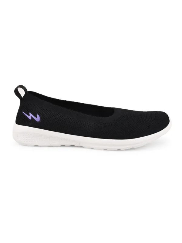 CALIN Black Women's Slip-ons sold by Campus Shoes