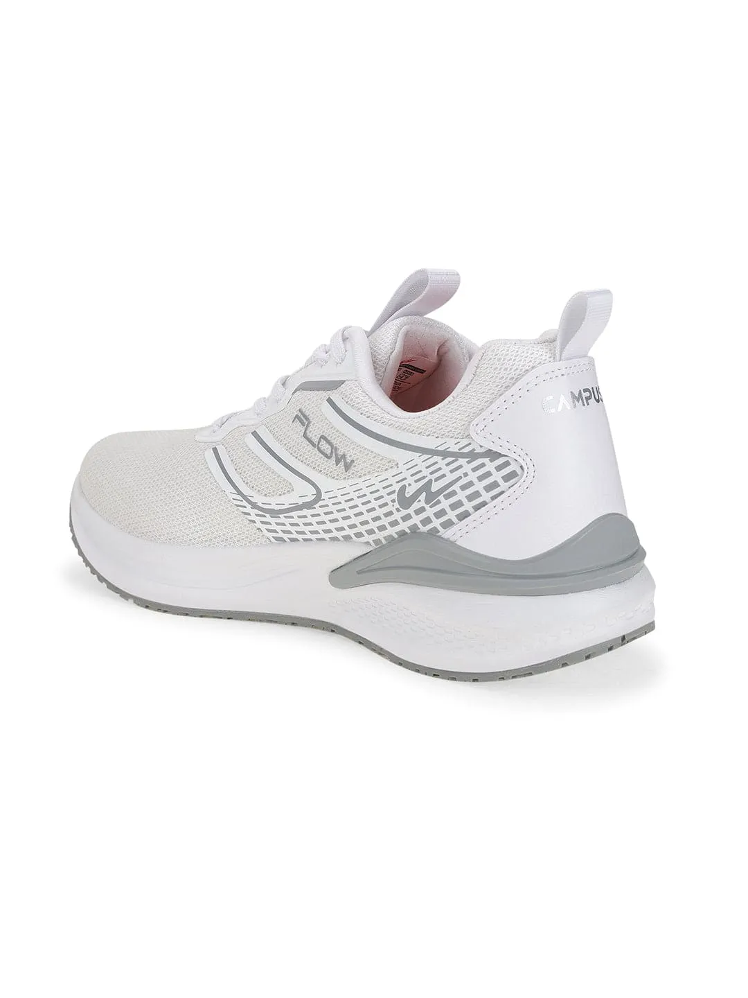FLOW PRO White Men's Sports Shoes sold by Campus Shoes product image thumbnail 3