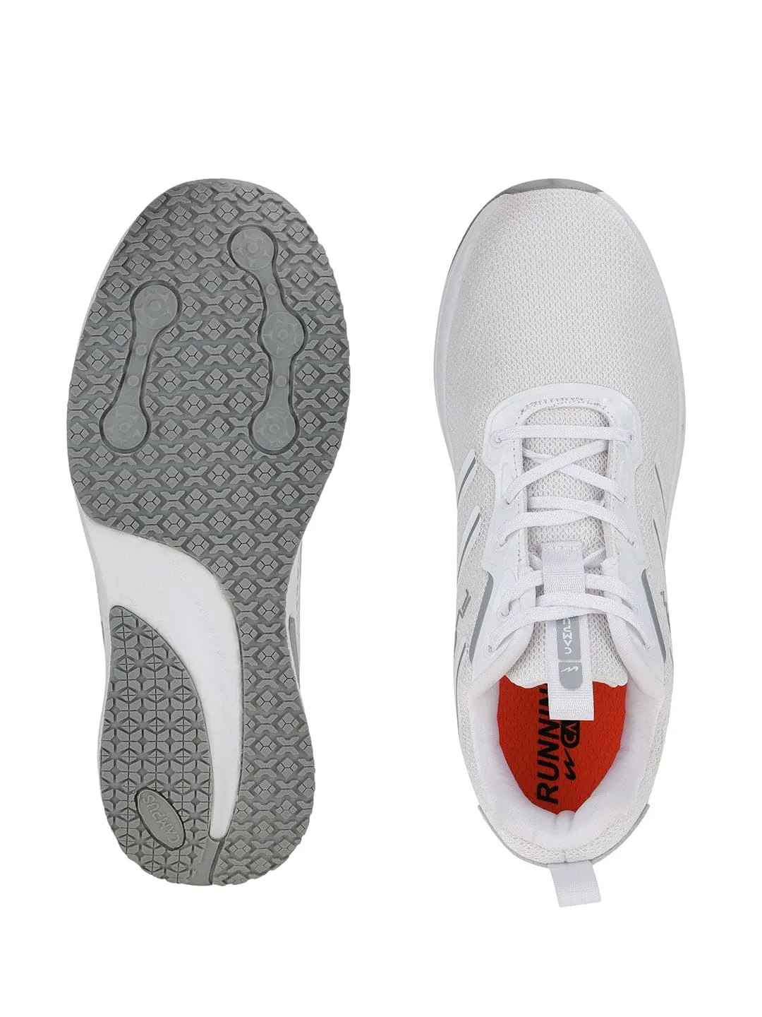 FLOW PRO White Men's Sports Shoes sold by Campus Shoes product image thumbnail 4