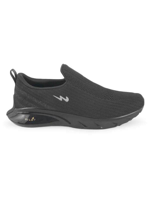 DEXTOR Black Men's Walking Shoes sold by Campus Shoes
