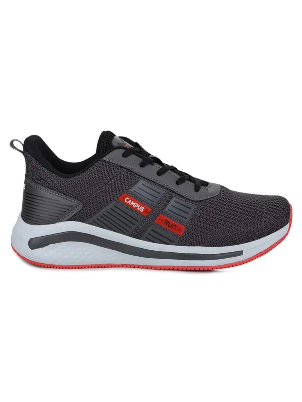 PLATEUE Grey Men's Running Shoes sold by Campus Shoes