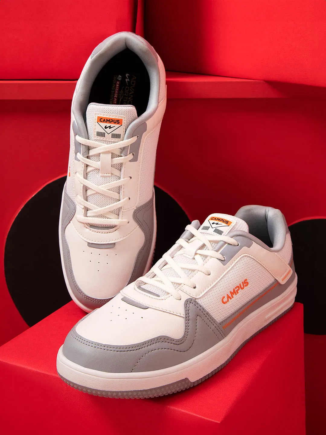 OG-08 Off white Men's Sneakers sold by Campus Shoes product image thumbnail 5