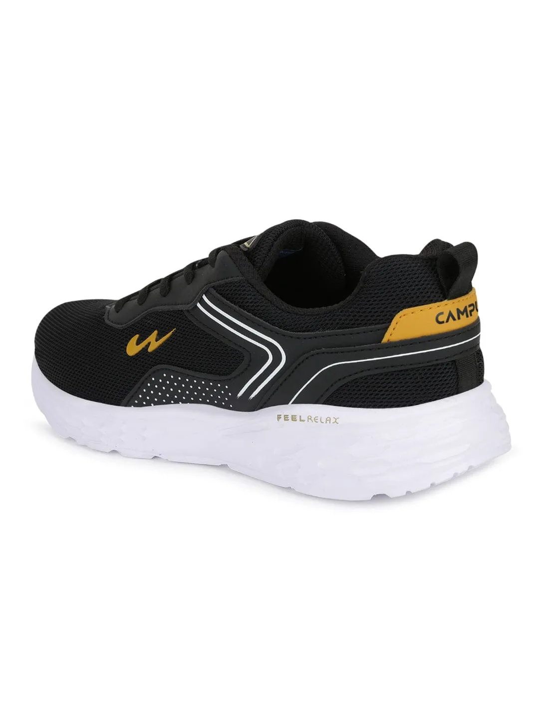KOSMO PRO Black Men's Running Shoes sold by Campus Shoes product image thumbnail 3