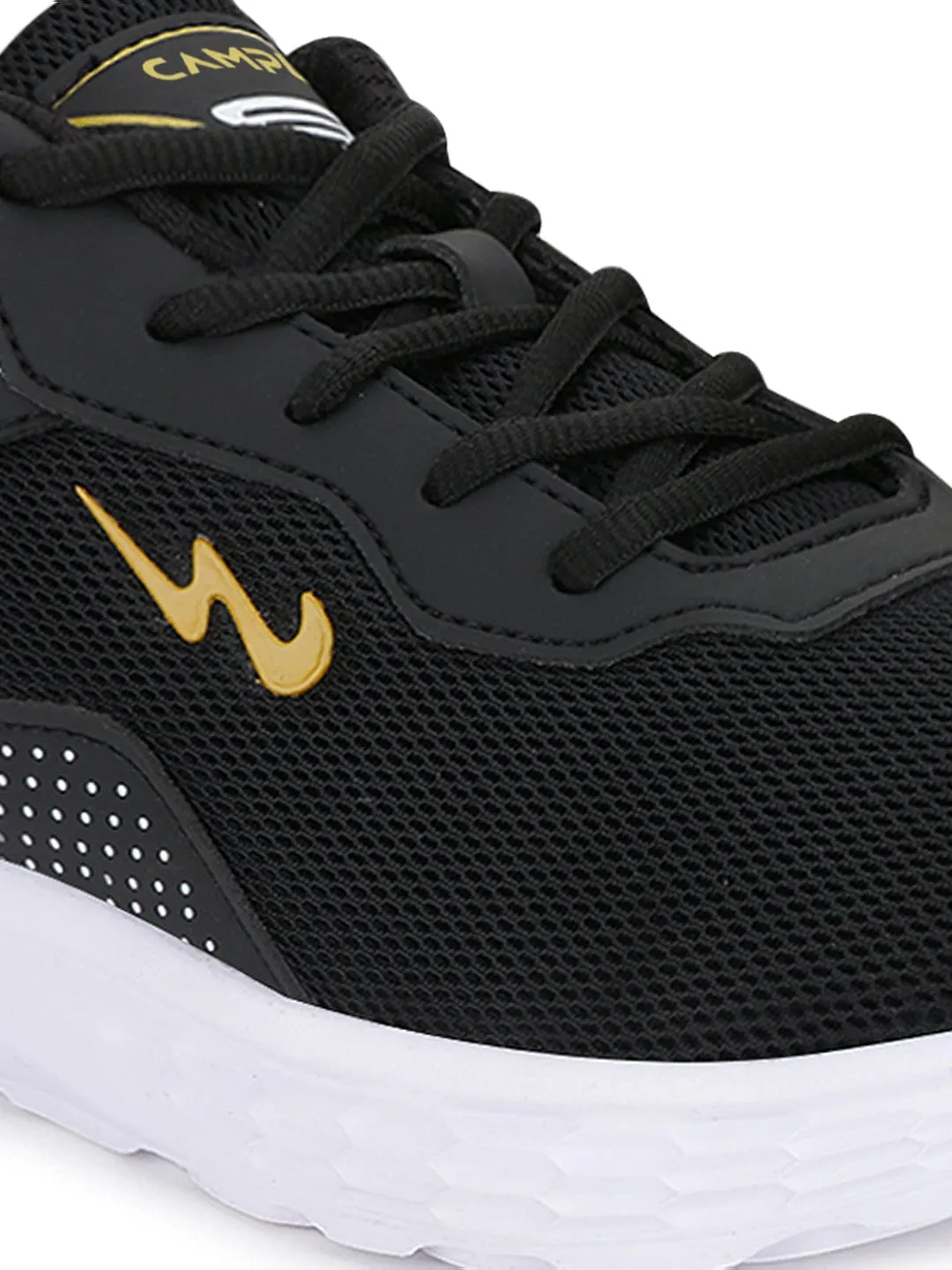 KOSMO PRO Black Men's Running Shoes sold by Campus Shoes product image thumbnail 5