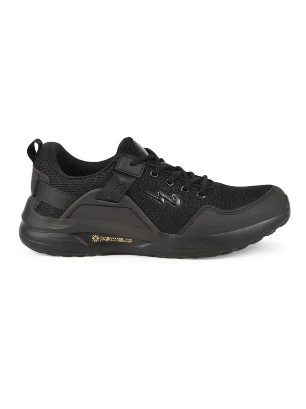 CESTER N Black Men's Running Shoes sold by Campus Shoes