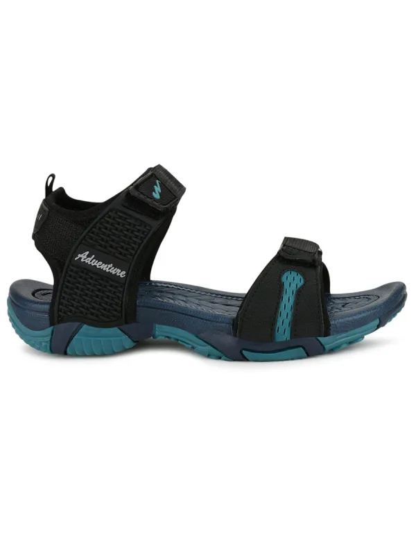 CRAVT Black Men's Sandals sold by Campus Shoes