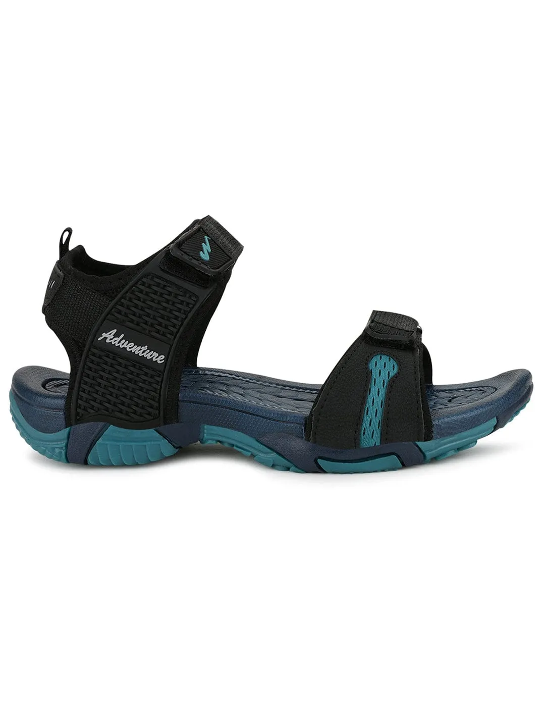 CRAVT Black Men's Sandals sold by Campus Shoes