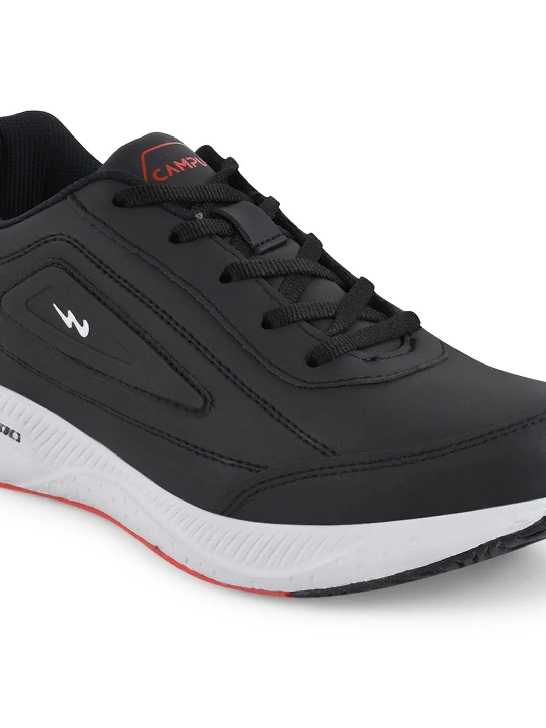 DUSK Black Men's Running Shoes sold by Campus Shoes product image thumbnail 5