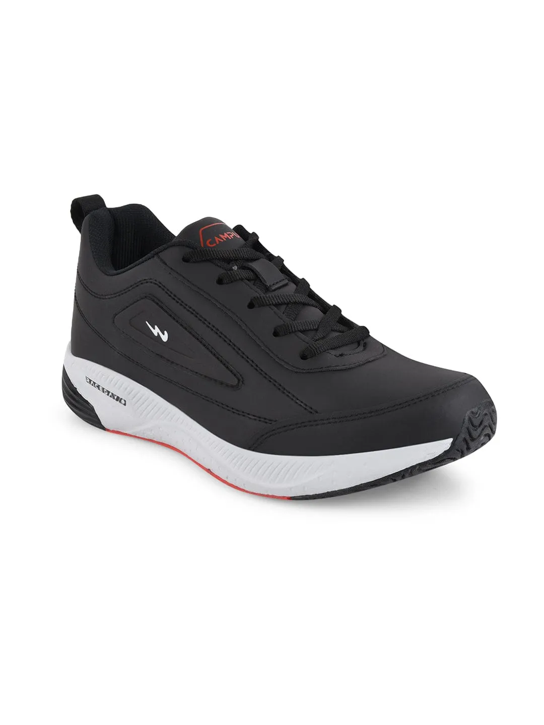 DUSK Black Men's Running Shoes sold by Campus Shoes product image thumbnail 2
