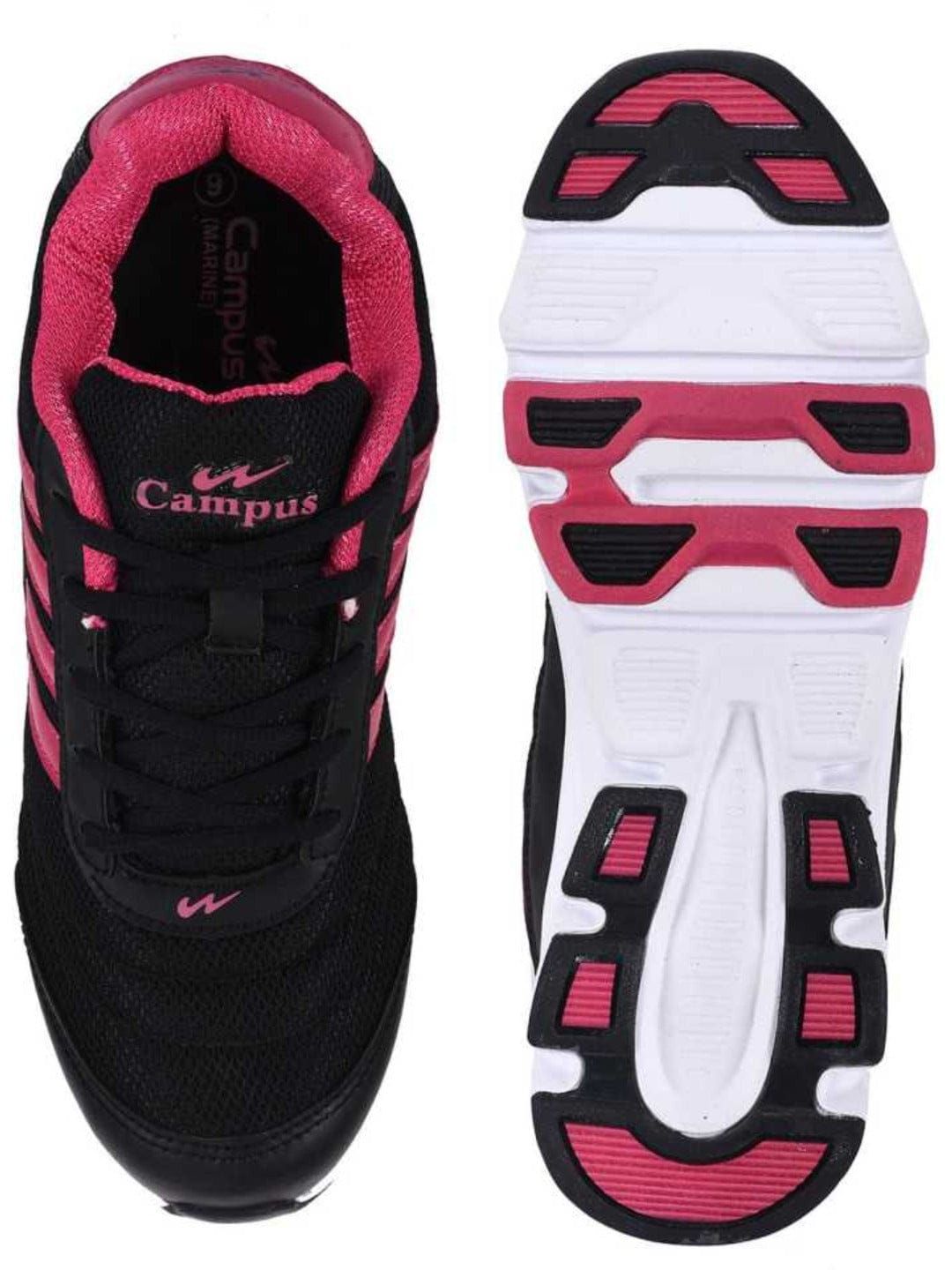 MARINE Black Women's Running Shoes sold by Campus Shoes product image thumbnail 4