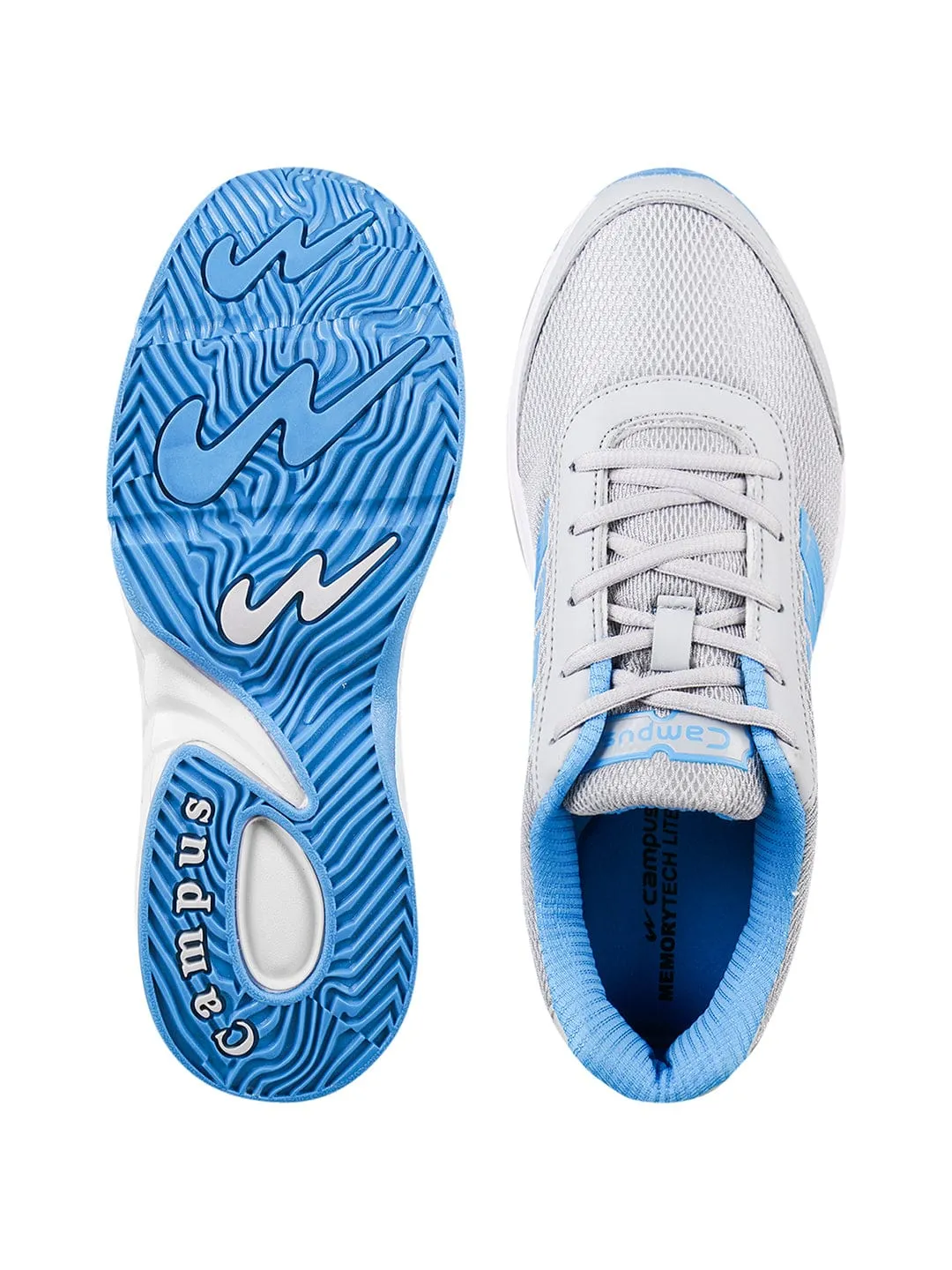 Bull Pro Grey Men's Running Shoes sold by Campus Shoes product image thumbnail 4